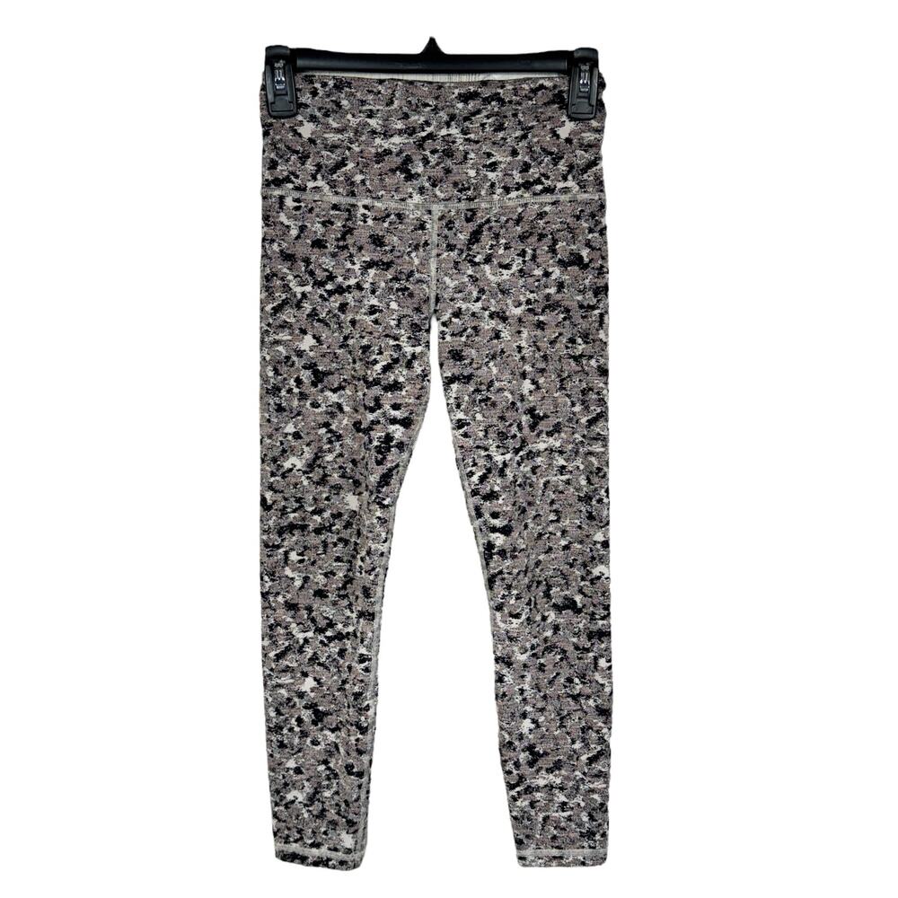 Athleta X-Small Elation Textured 7/8 Tight Stretch Pocket Decadent Chocolate